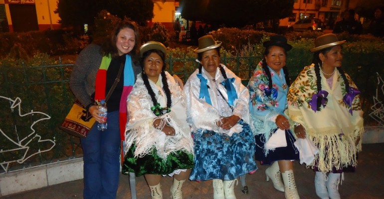 Chegando a Puno – festa da cidade