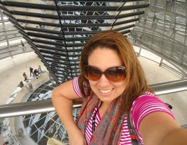 Visitando o Reichstag em Berlim