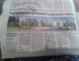 Leve Real e Dólar para a Argentina