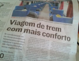 Novos Vagões no Trem Vitória-Minas