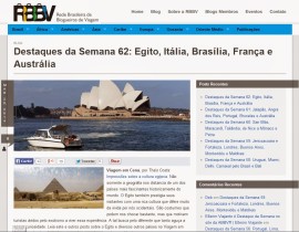 Destaque da semana 62 no site da RBBV