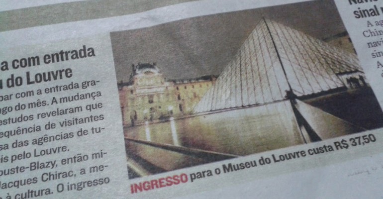 Governo Francês acaba com entrada gratuita para o Museu do Louvre
