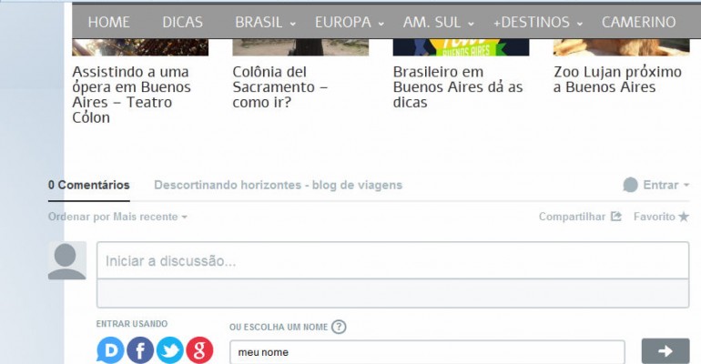 Como comentar no blog sem precisar se cadastrar no Disqus