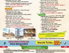 Ainda dá tempo de estudar italiano na Itália em 2015