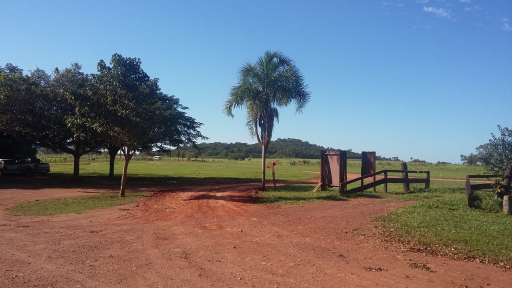 em um dos passeios de carro por arredores de Bonito