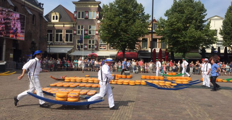 Um pulinho em Alkmaar na Holanda para vistar o Mercado de Queijos